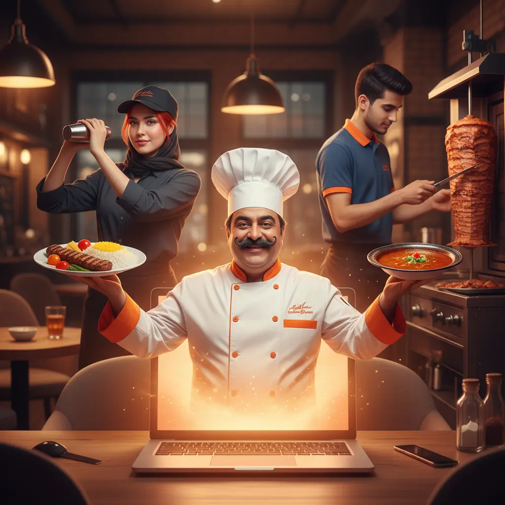 طراحی سایت رستوران فوری