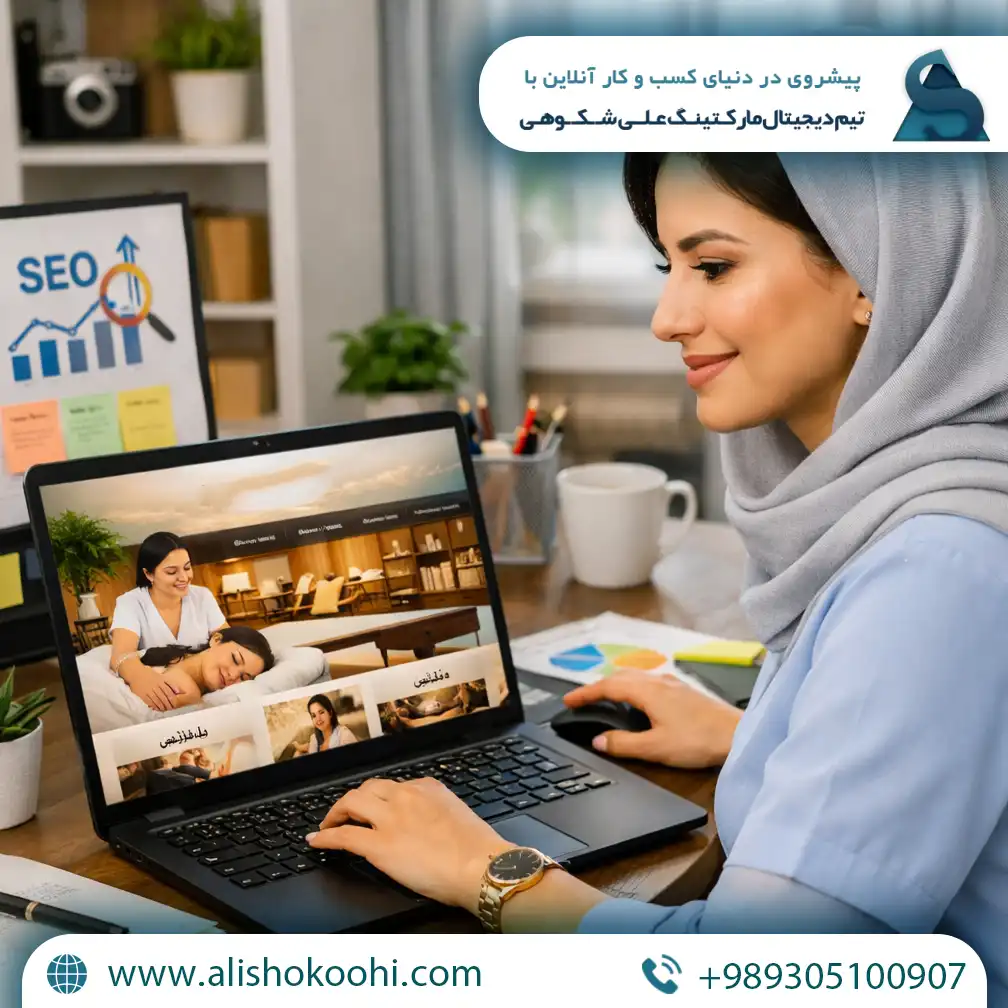 راهنمای طراحی سایت و سئو سایت کلینیک ماساژ